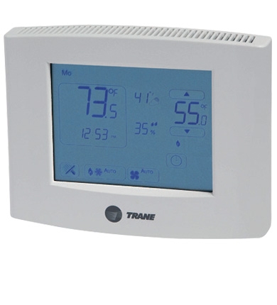 trane thermostats commercial communicating programmable touch screen controls