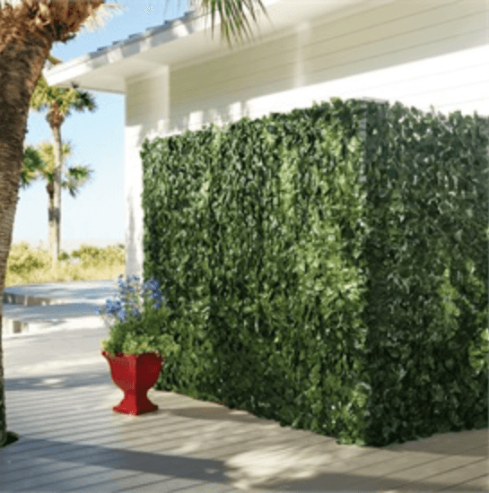 Faux greenery