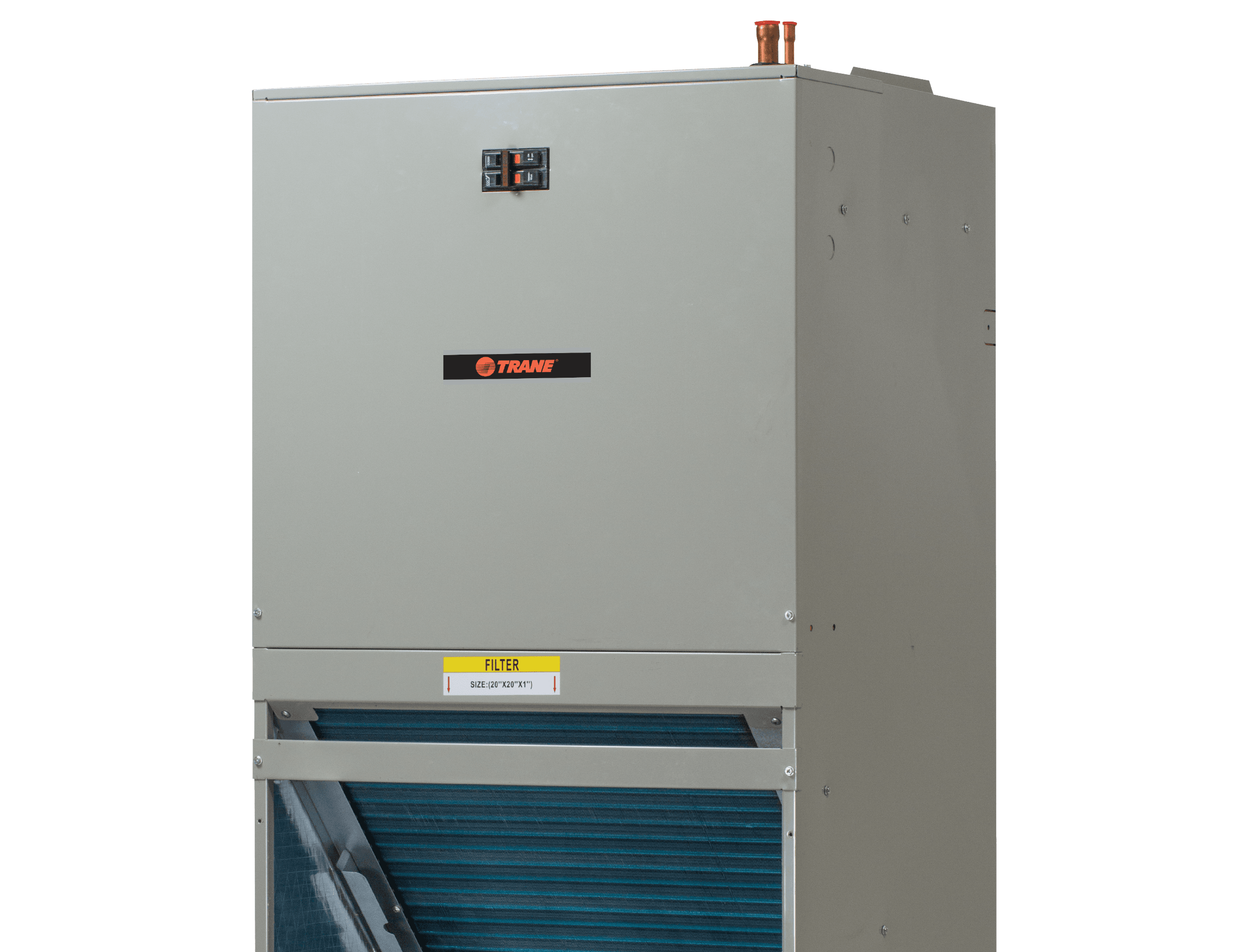 A gray TMM Series Air Handler