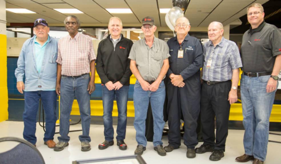A group of Trane employees.