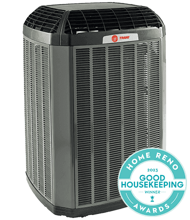 Heat Pump — XV20i — Trane with Good Housekeeping logo.