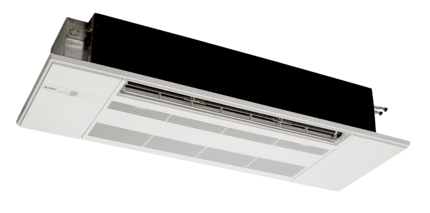 EZ Fit Recessed Ceiling Cassette ceiling-recessed ductless heat pump from Trane.