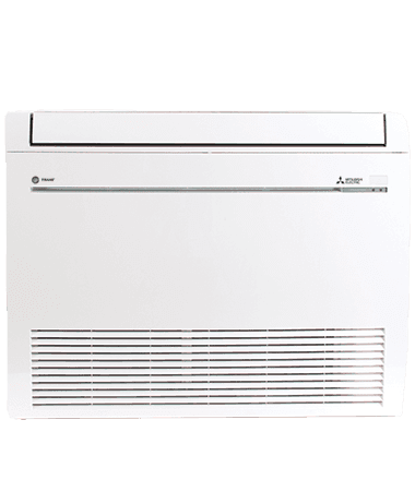 konnect series floor mounted mini split heat pump