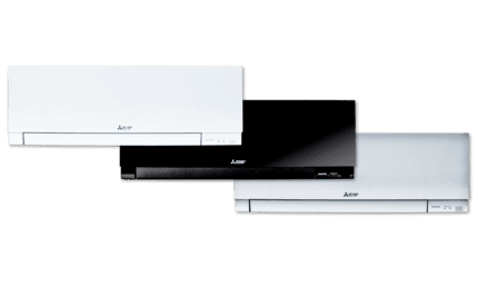 MSZ-EF Designer Series wall-mounted ductless heat pump.