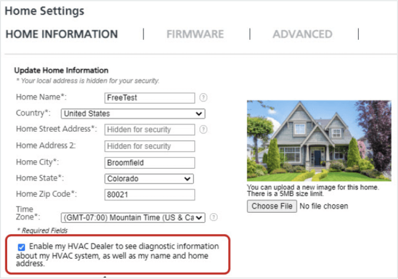 trane home app diagnostics computer step 4