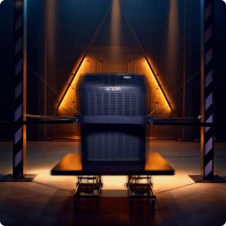 A Trane HVAC system