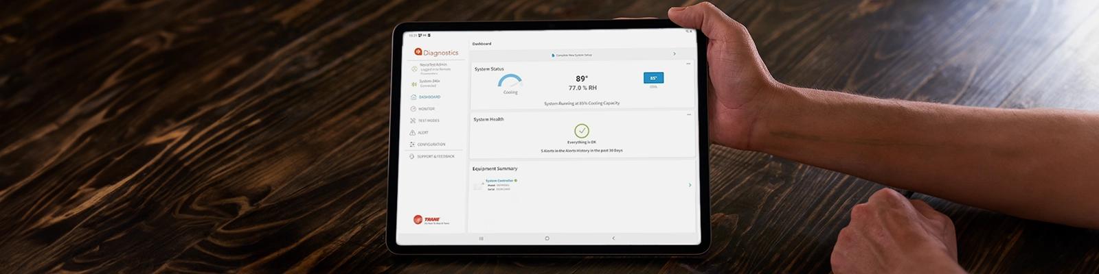Trane Diagnostics iPad