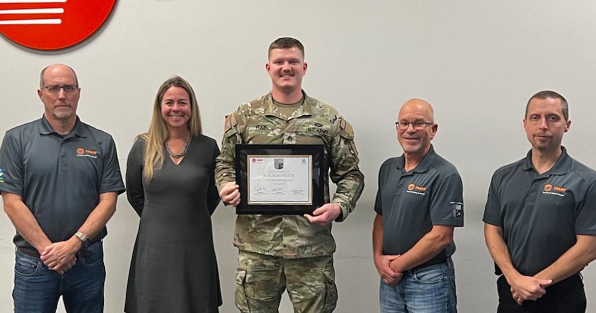 Kolton Flick with the Bagniefski HVAC Team