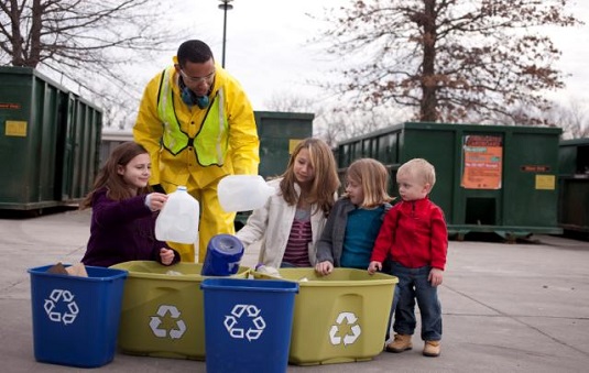 Kids Recycling