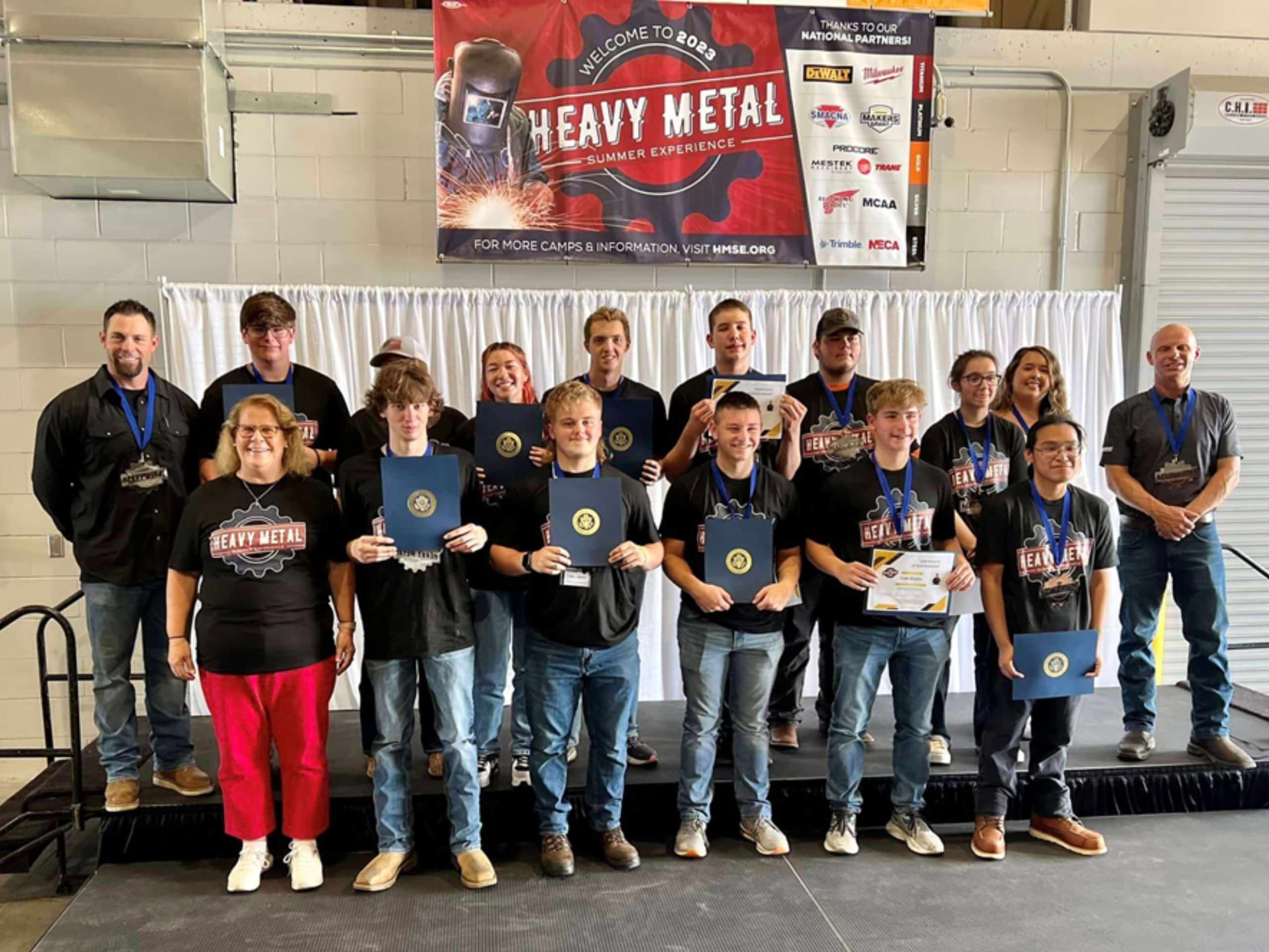 Heavy Metal Summer Experience Attracts a New Generation to the Mechanical Trades