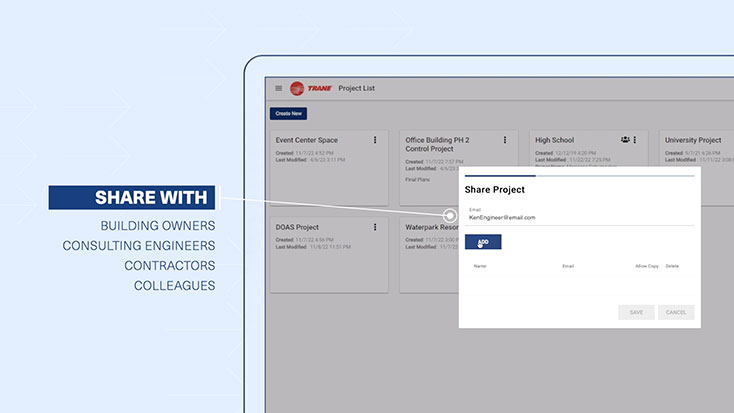 Increase Design Efficiencies with Complete Project Specifications from Trane® Design Assist™