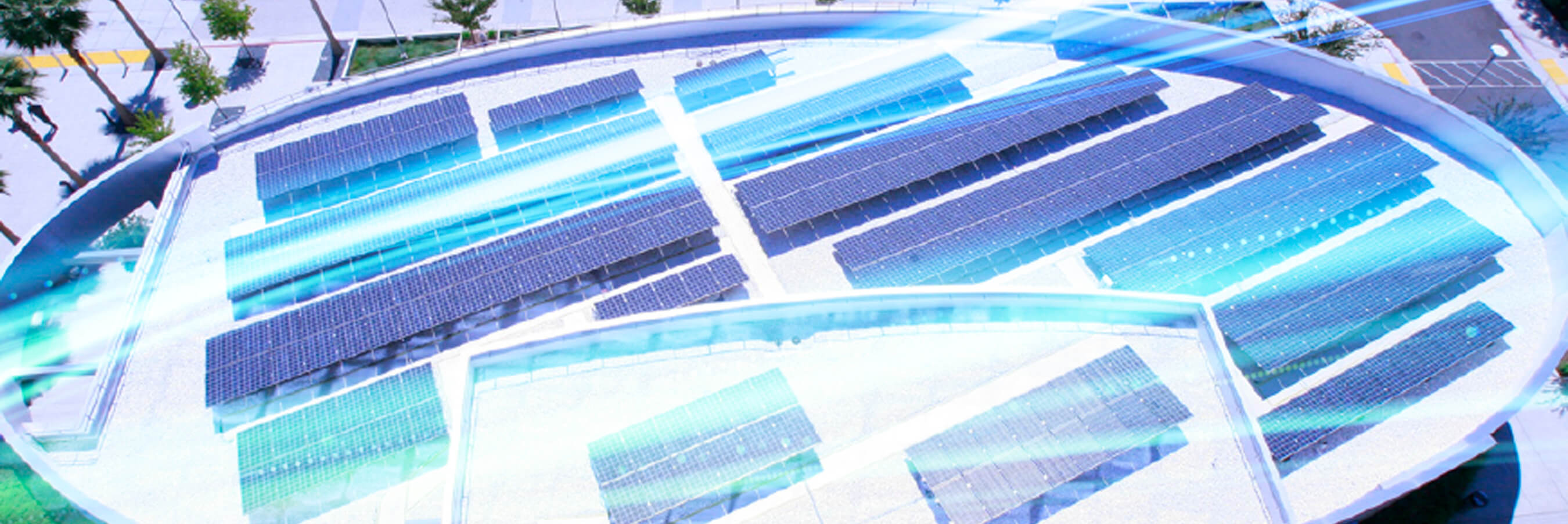 graphic image of solar panels