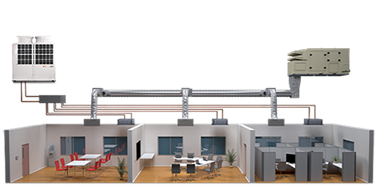 VRF Systems Room Diagram