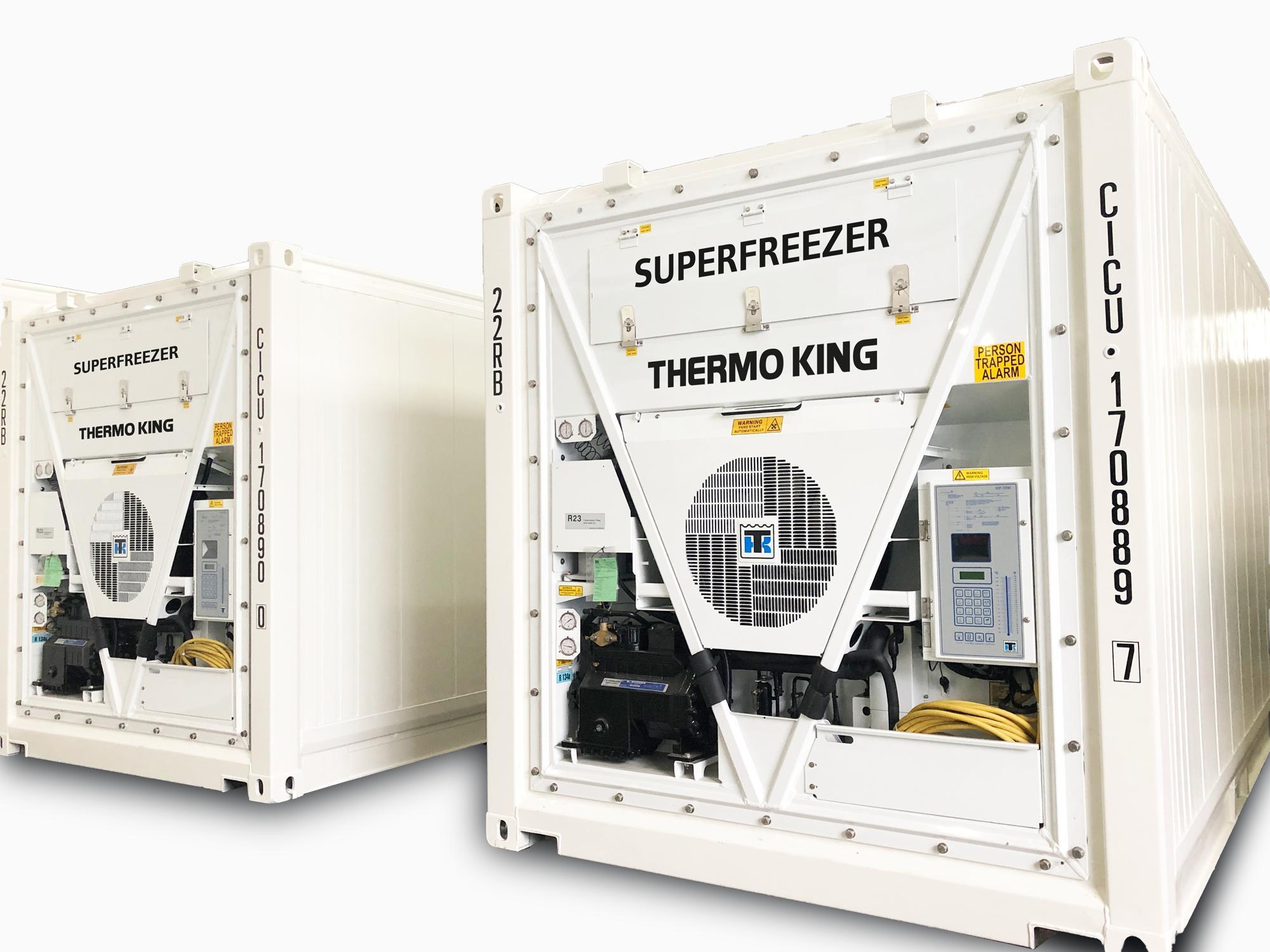 CSS Containers @ TLC. 20ft special containers with SuperFreezer