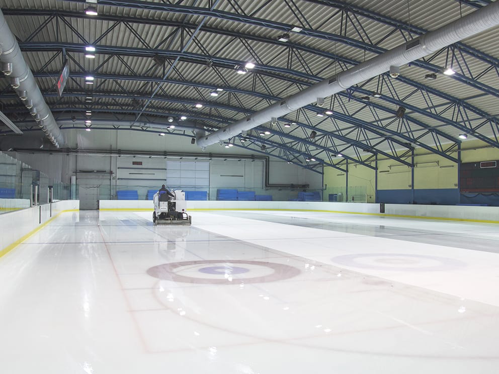 Provide a great sheet of ice