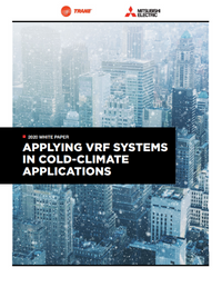 Applying VRF Systems in Cold Climates
