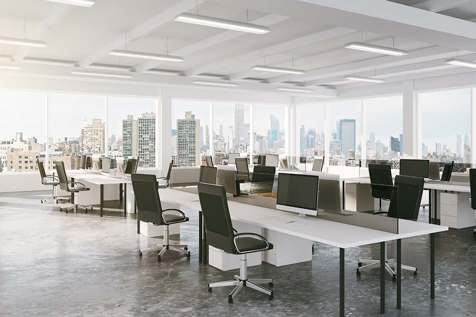 Large bright commercial office space