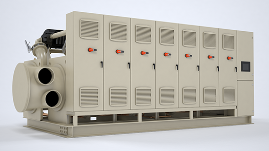 Trane scroll chiller top